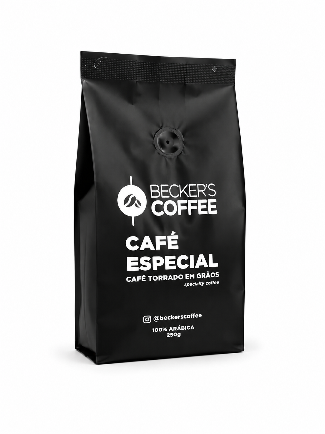 Embalagem Becker's Café Especial, café torrado em grãos 250g